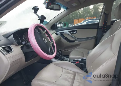 2016 Hyundai Elantra Limited from USA, damaged, VIN KMHDH4AE1GU598027